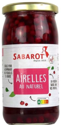 Airelles au naturel bocal 37cl Maison Sabarot