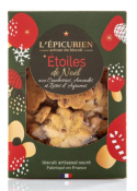 Sablés Étoiles de Noël aux Cranberries, Amandes et Zestes d’Agrumes 120gr L'Epicurien
