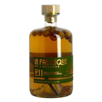 Rhum arrangé HSE Vanille bourbon et noisette du Piémont 70cl