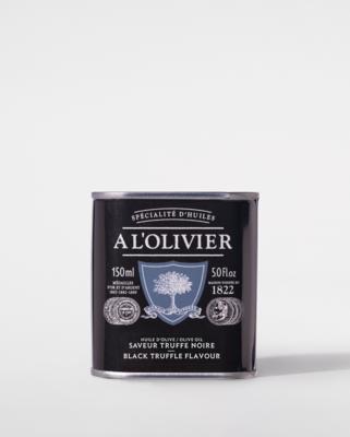 HUILE D'OLIVE AROMATIQUE SAVEUR TRUFFE NOIRE 150ml A L'Olivier